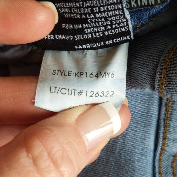 Kut from the Kloth Mia high rise skinny, 90% cotton denim jeans, sz 8 - Picture 9 of 11